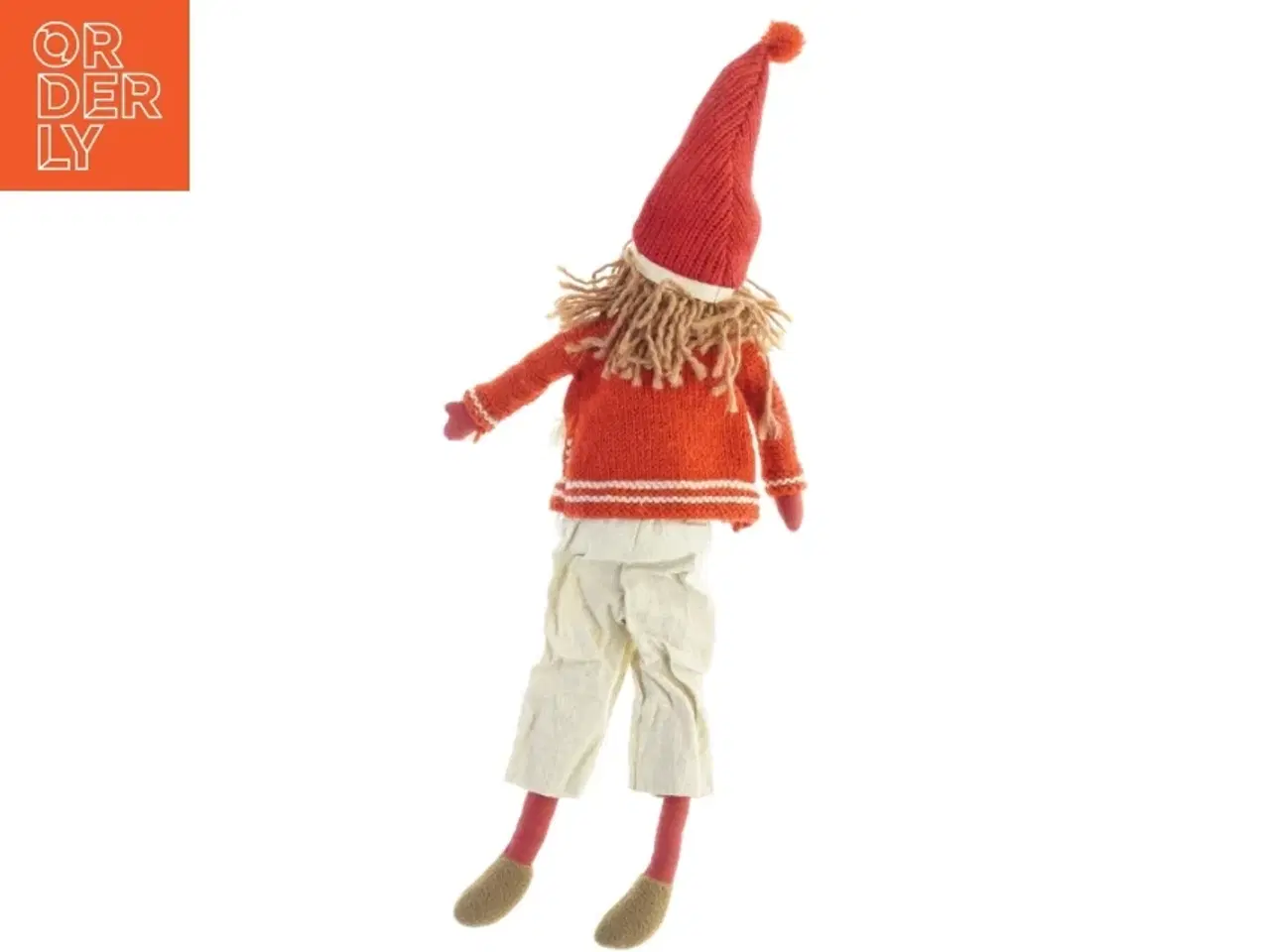 Billede 2 - Strikkede nisse dukke (str. Totallængde. 65 cm)