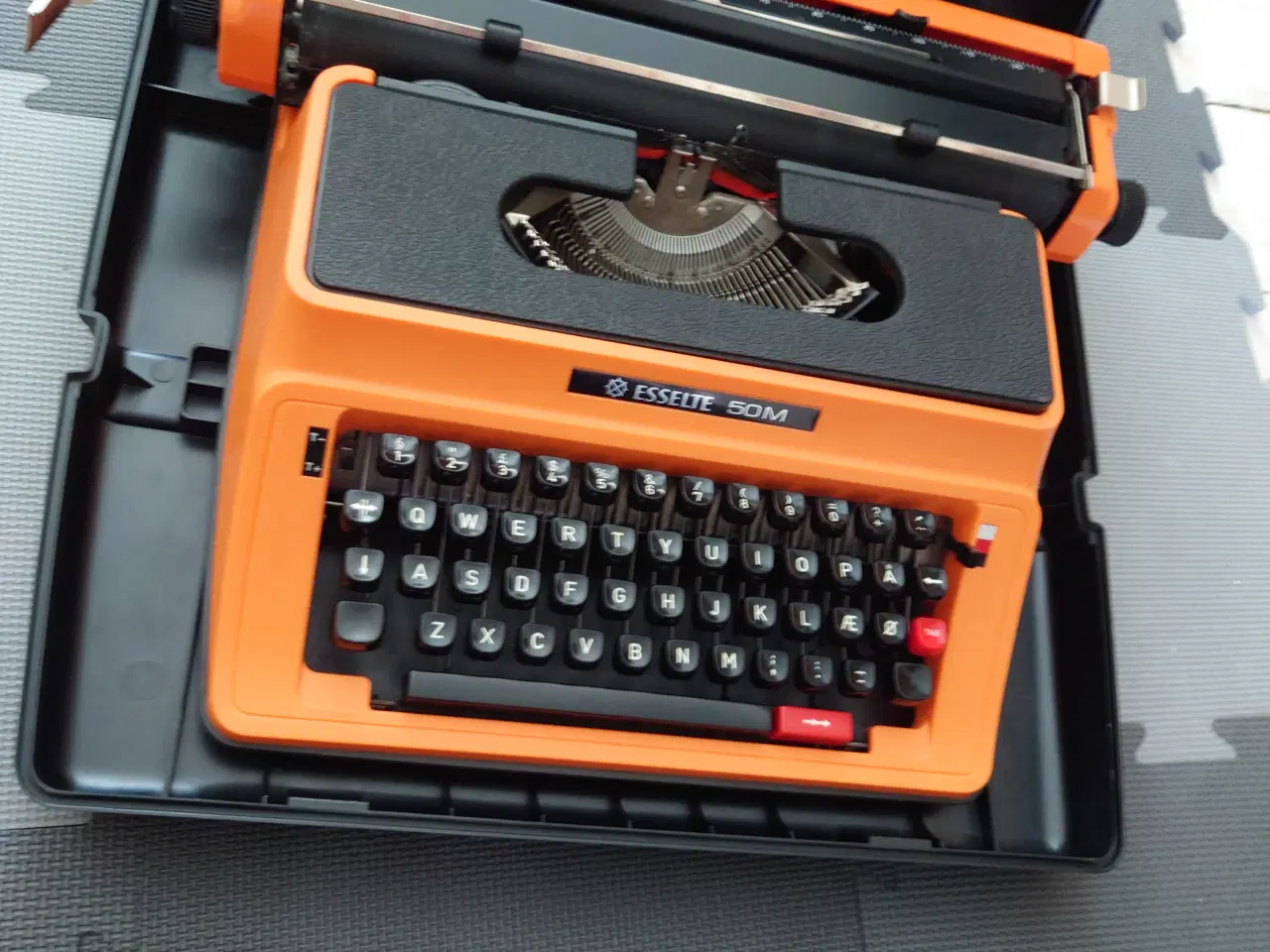 Billede 3 - Esselte 50M skrivemaskine, orange 