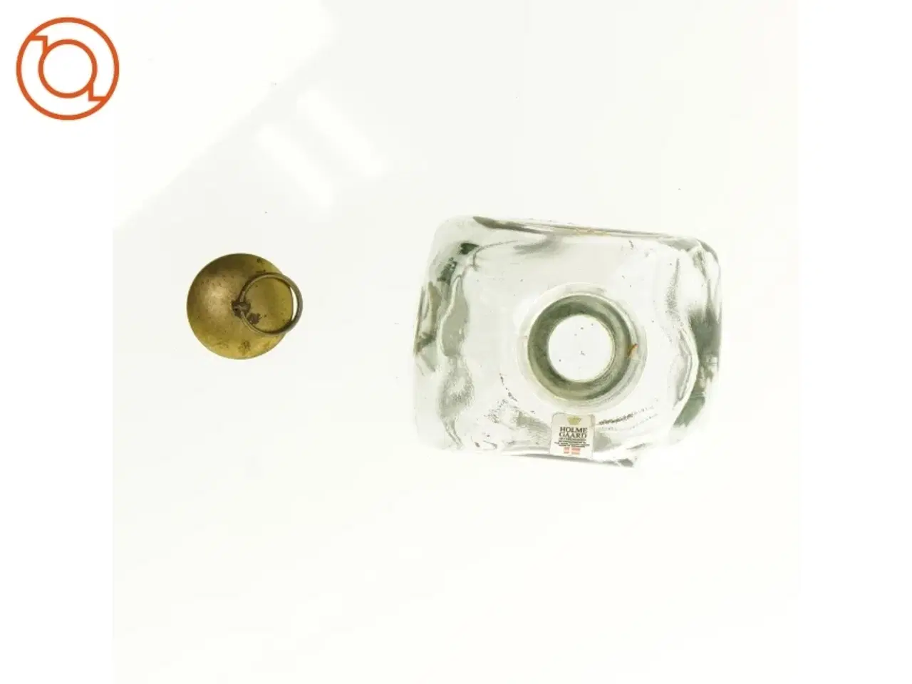 Billede 6 - Karaffel til julesnaps fra Holmegaard (str. 19 x 9 cm)