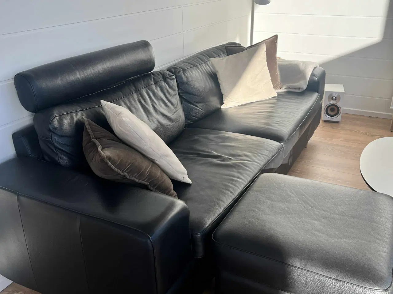 Billede 6 - Sofa m/puf og nakkestøtte