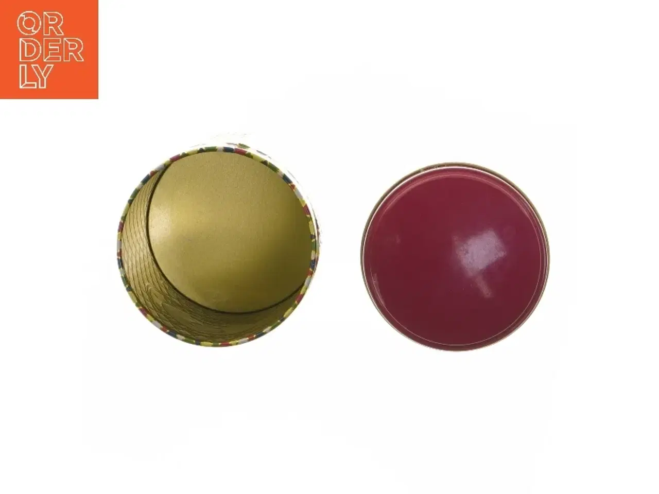 Billede 4 - Østerlandsk Harlekin Tea dåse fra Østerlandsk (str. Ø 8,5 cm længde 14,5 cm)