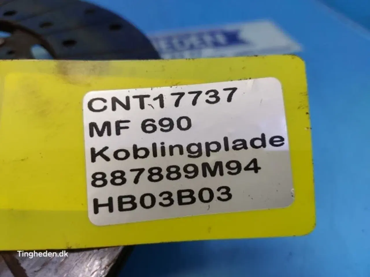 Billede 11 - Massey Ferguson 690 Koblingplade 887889M94