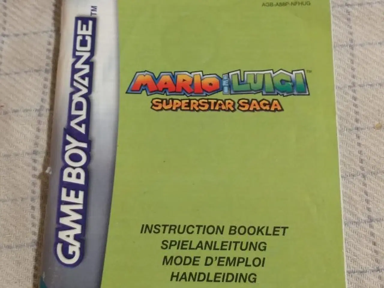 Billede 1 - Game Boy Advance Manual Mario Luigi Superstar Saga