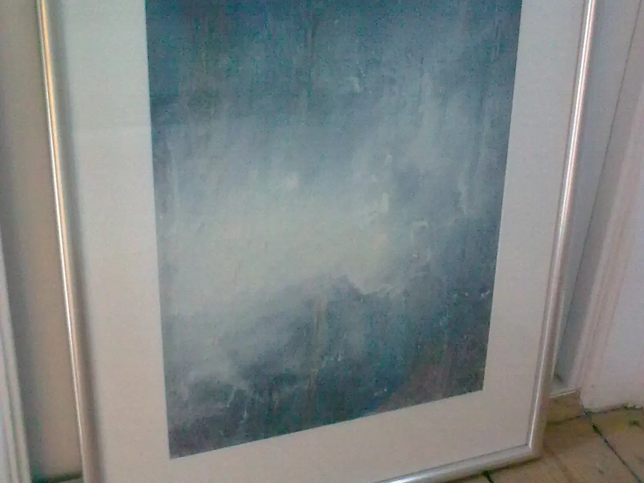 Billede 3 - Snevinter signeret værk 1992 i passepartout 