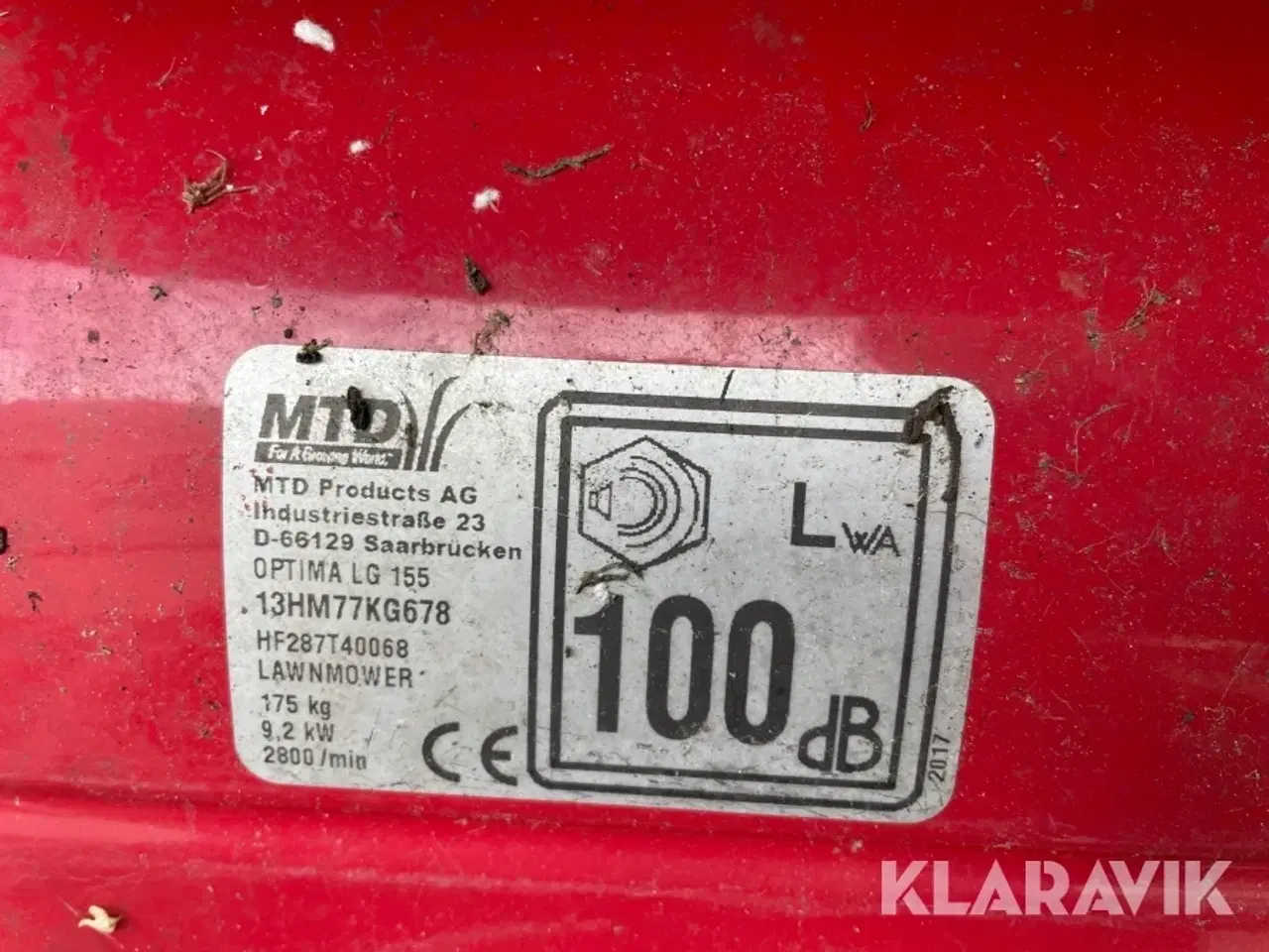 Billede 8 - Græsslåmaskine BRIGGS &STRATTON Optima  LG 155