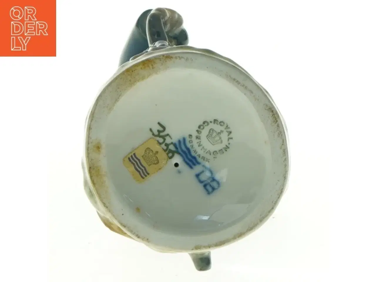 Billede 5 - Porcelænsfigur af pige med paraply fra Royal Copenhagen (str. 18 x 9 cm)