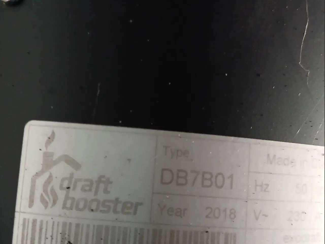 Billede 2 - Røgsuger Exodraft Draftbooster DB7