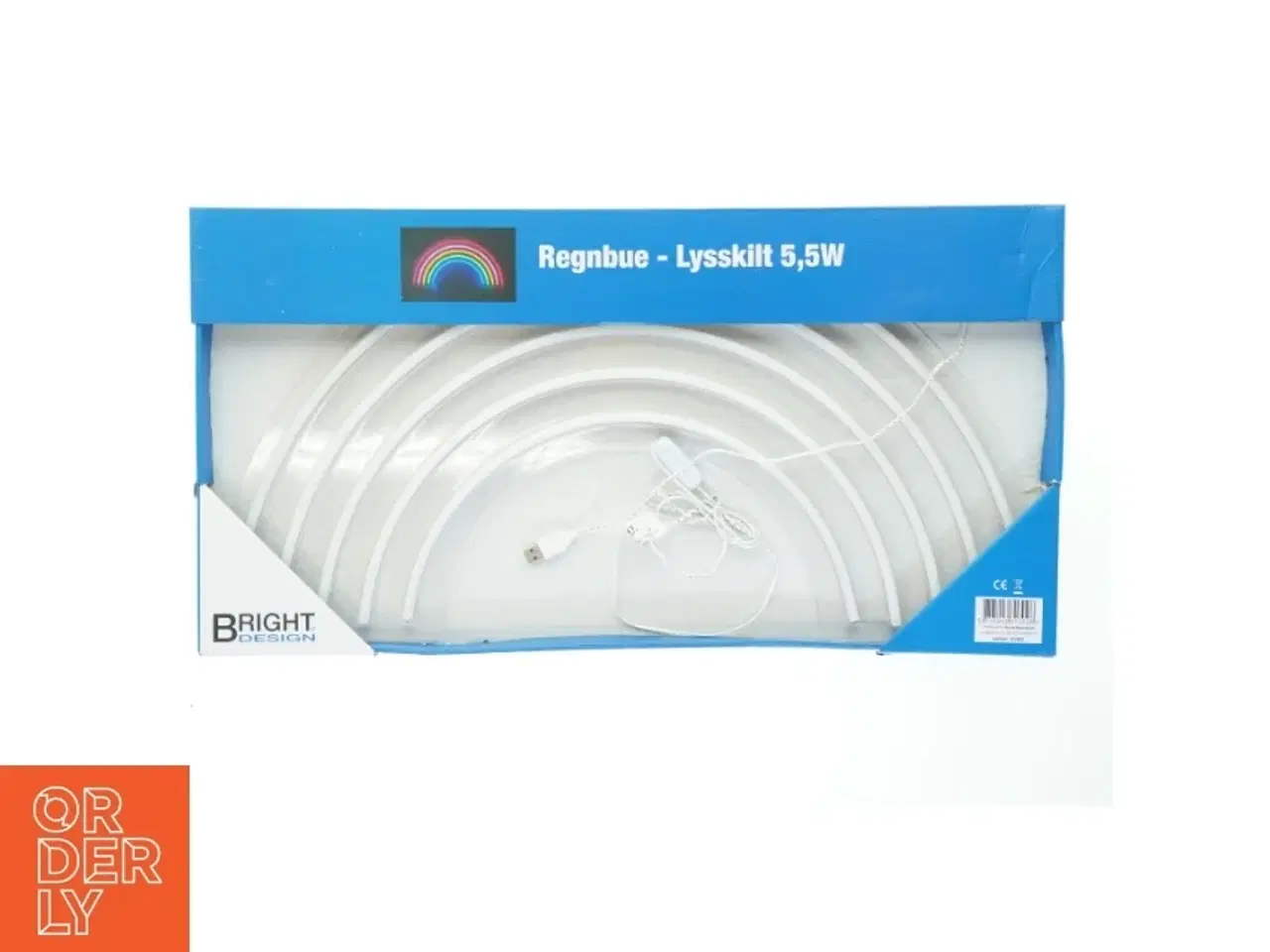 Billede 2 - Regnbue lyskilt fra Bright Design (str. 32x63 cm)