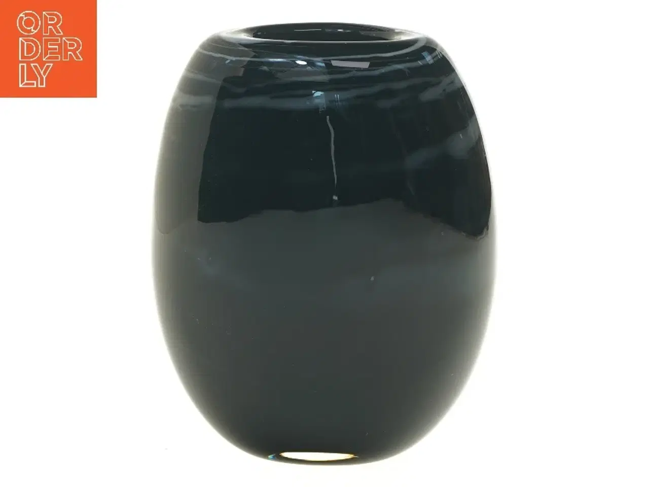 Billede 1 - Svensk glasvase (str. 22,5 cm)