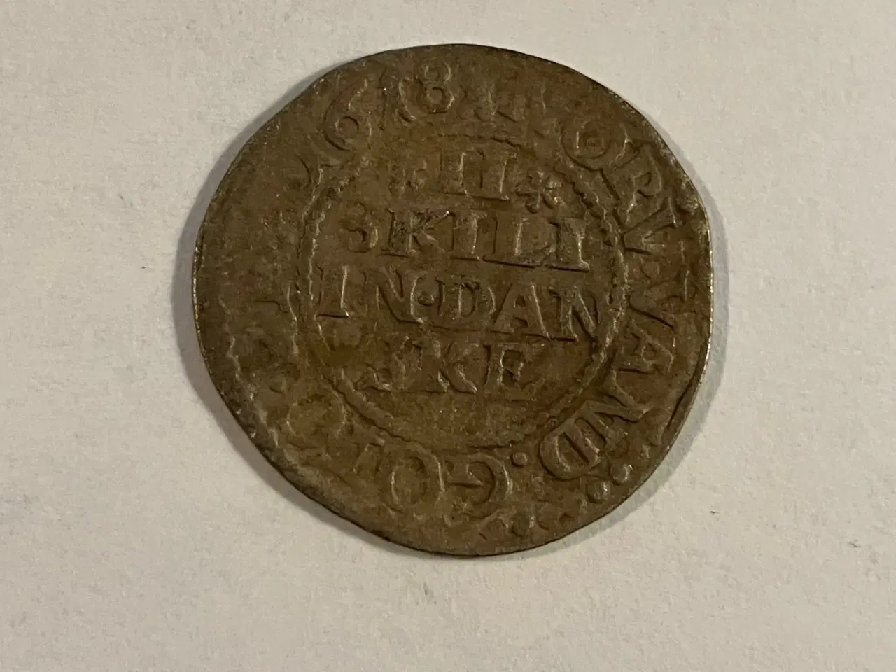 Billede 1 - 2 Skilling 1618 Danmark