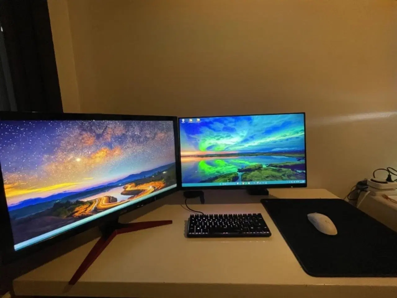 Billede 2 - Gamer setup |KRAFIGT PC 2 skærme + mus og tastatur