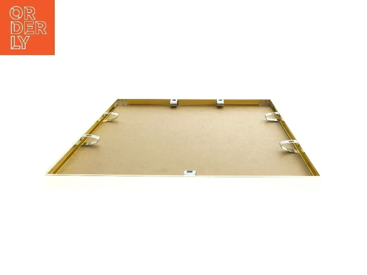 Billede 2 - Indrammet billede med bonderoser  (str. 31x41 cm)