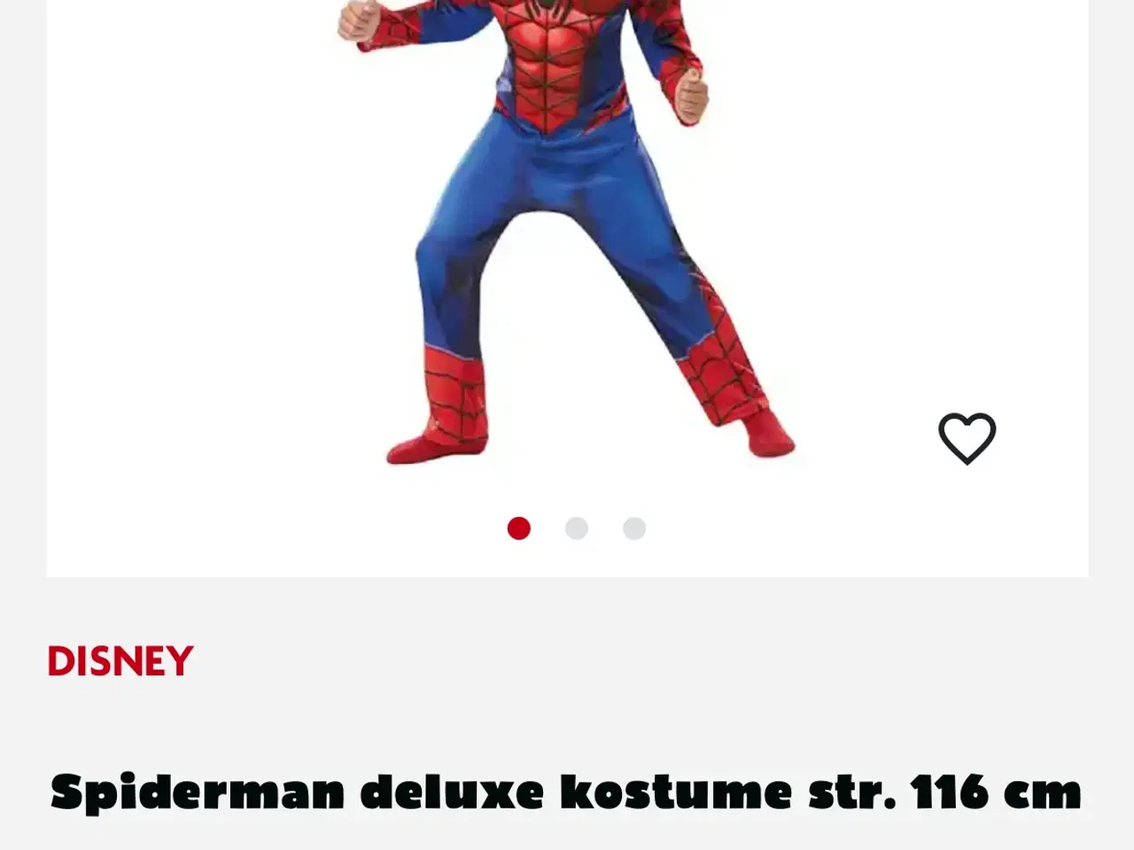 Billede 8 - Spiderman kostume str 116