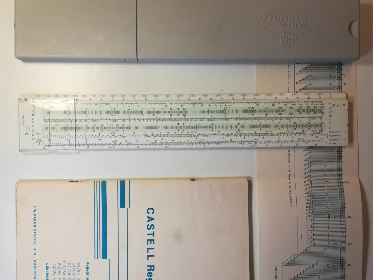 Billede 1 - CASTELL 57/88 skole-Rietz-N Regnestok