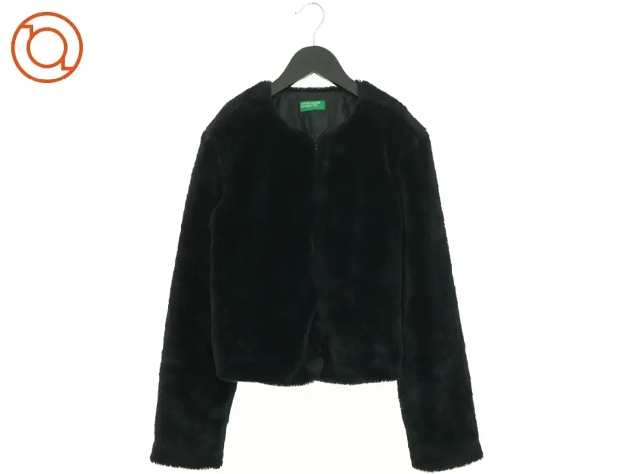 Billede 1 - Pels Fake fur Overgangsjakke fra Benetton (str. 152 cm)
