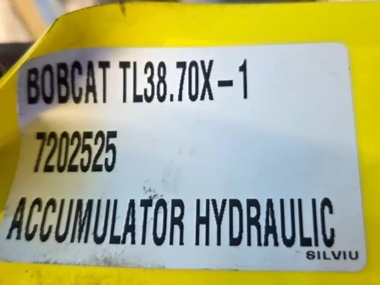 Billede 6 - Bobcat TL38.70X    Hydraulisk Akkumulator  7202525