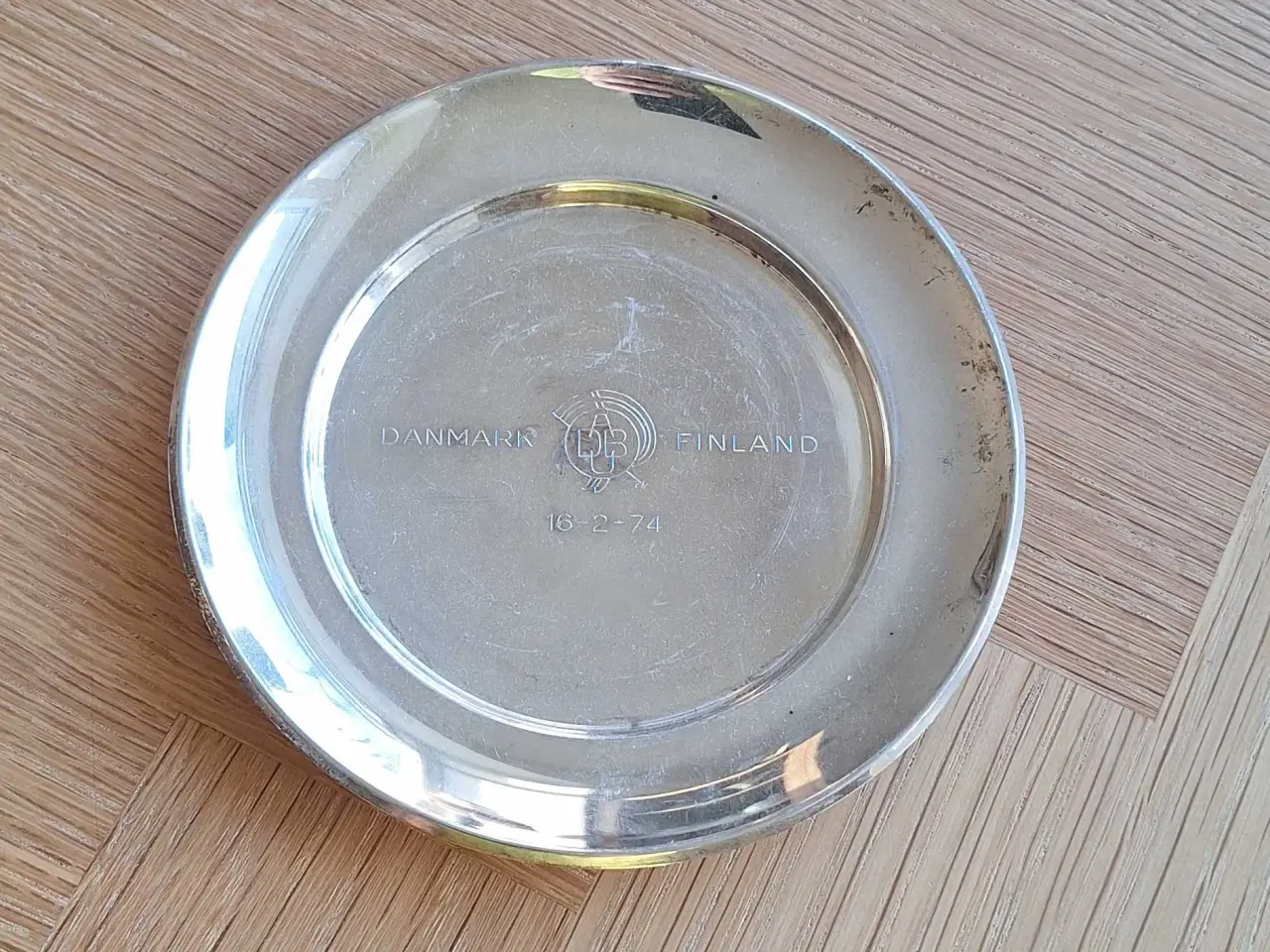 Billede 1 - Lille forsølvet fad 