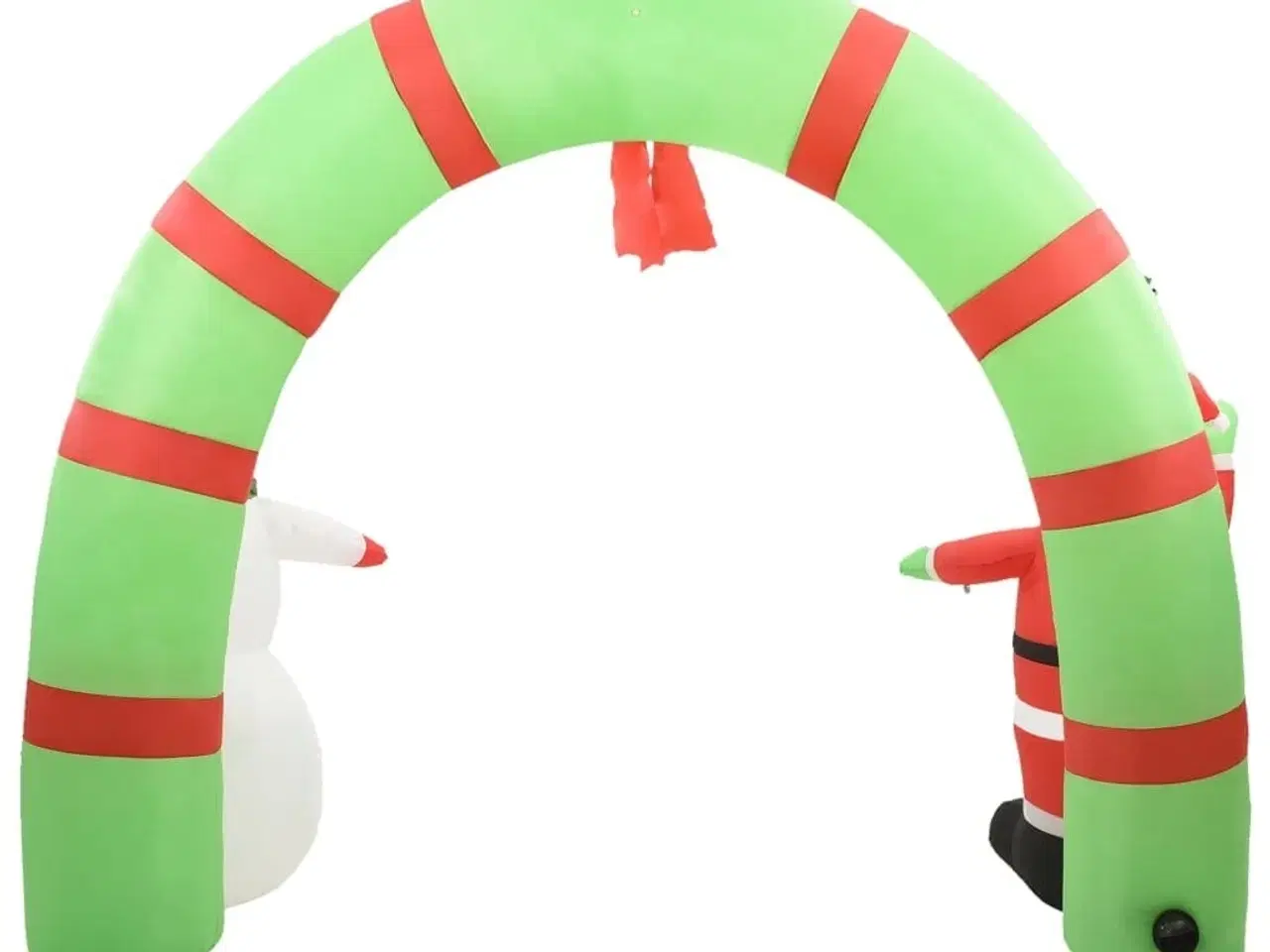 Billede 6 - Oppustelig dekorationsbue med julemand & snemand LED 223 cm