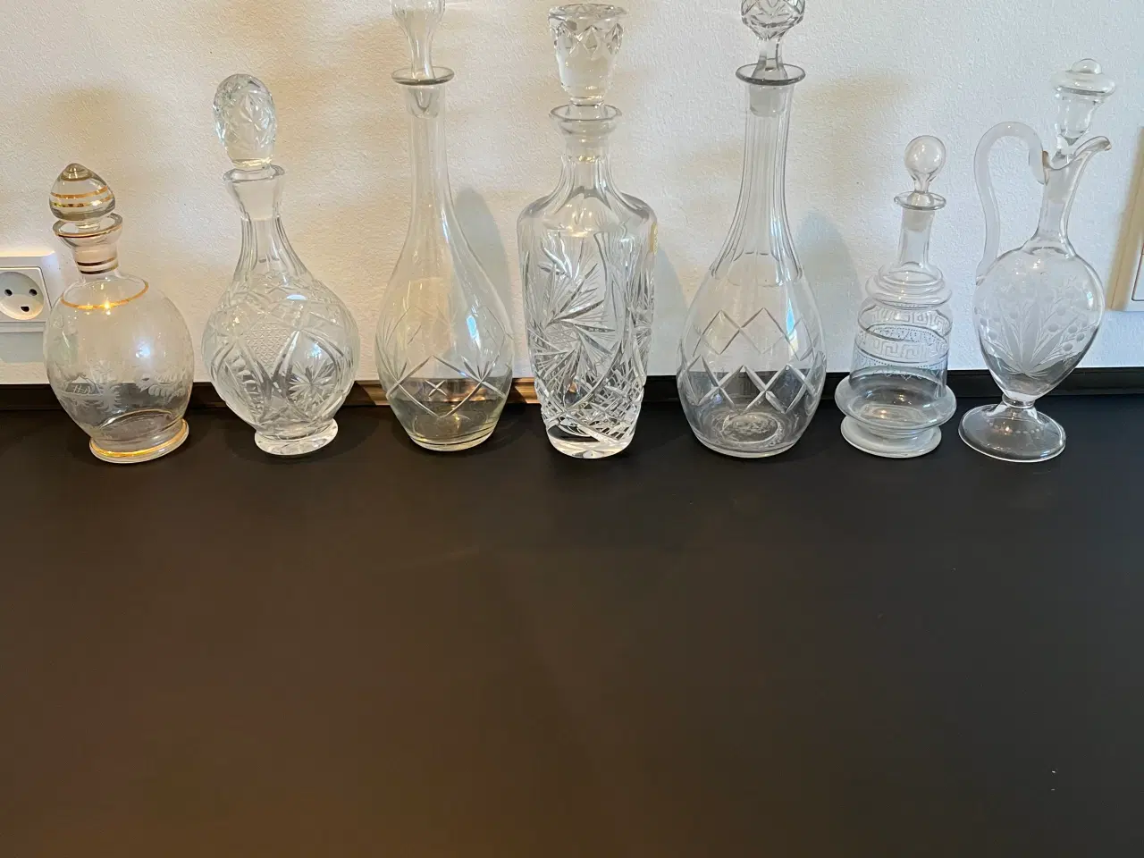 Billede 2 - Smukke glas karafler 