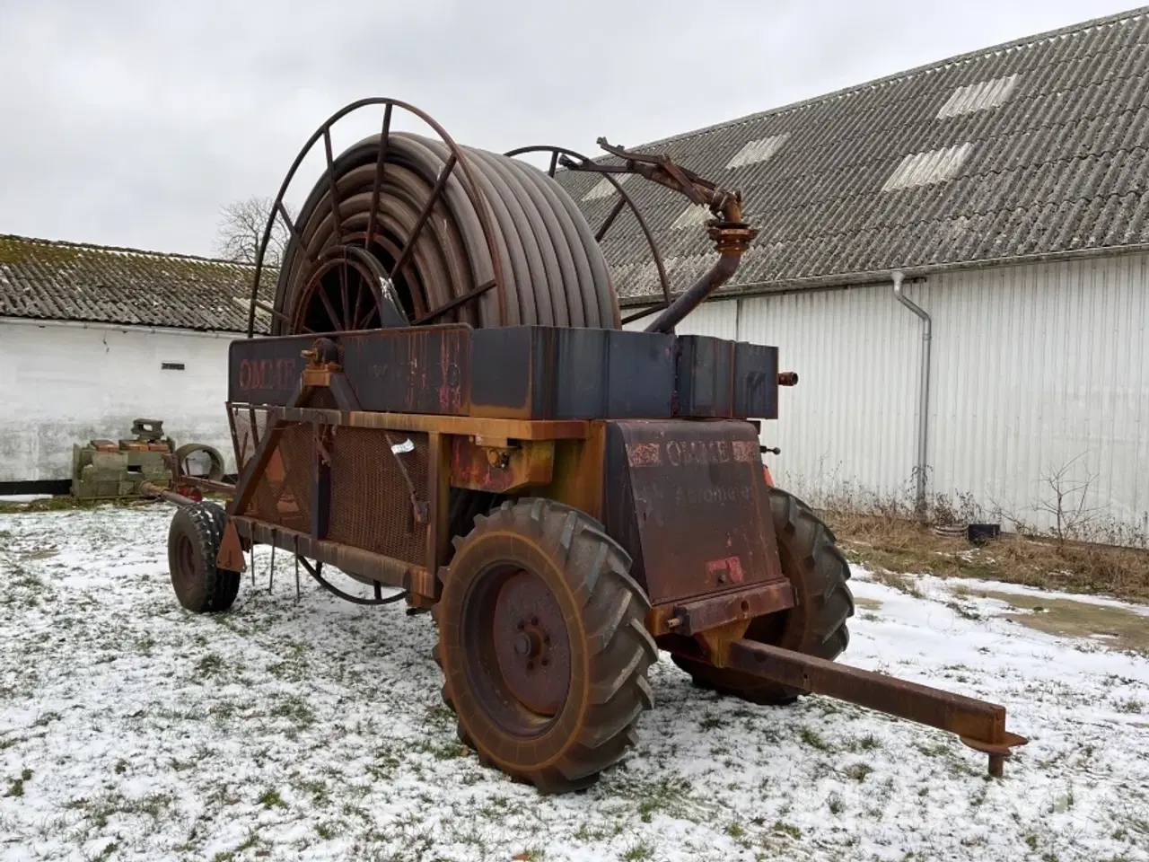 Billede 5 - Vandingsmaskine Omme Ks-110 375 meters slange