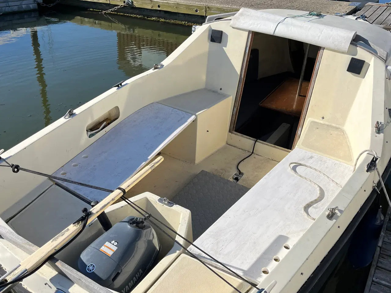 Billede 2 - 16 fods jolle, trailer og nyere motor