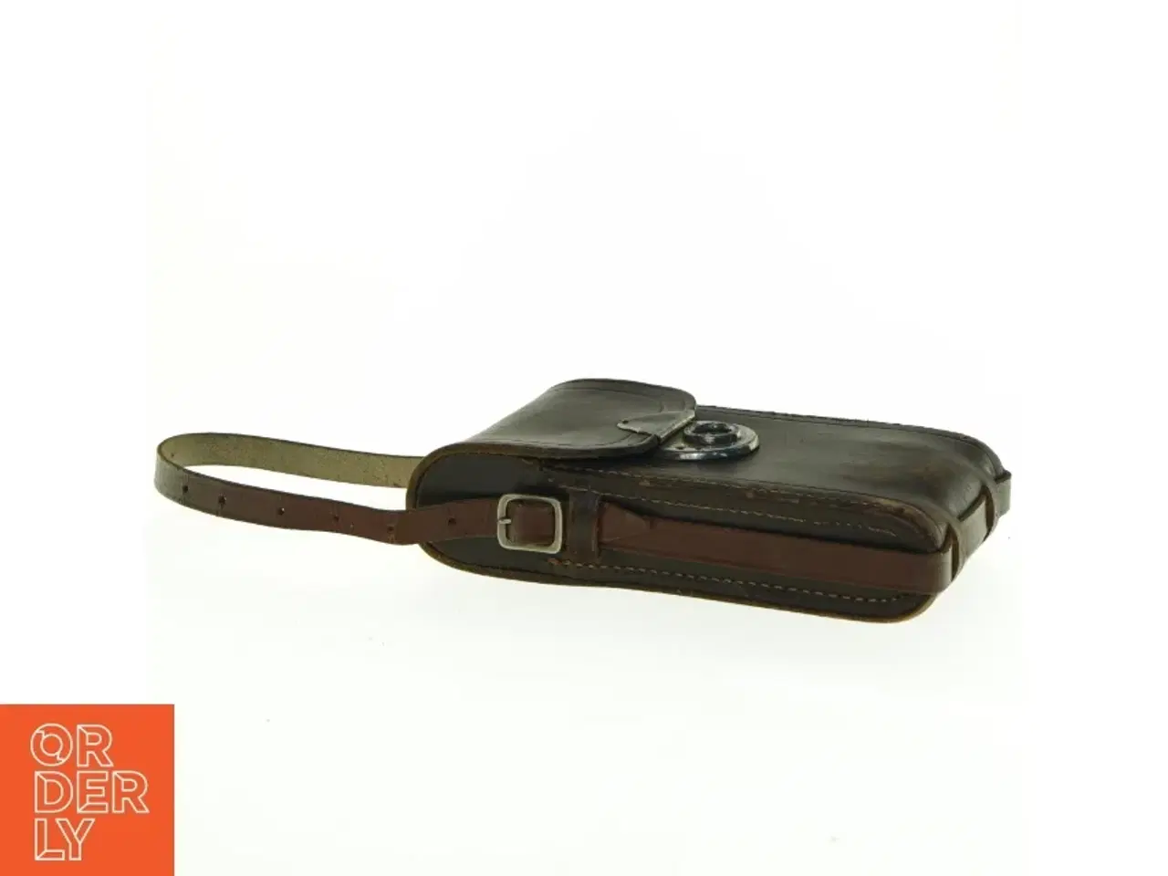 Billede 2 - Vintage læder kamerataske (str. 18 x 10 x 4 cm)