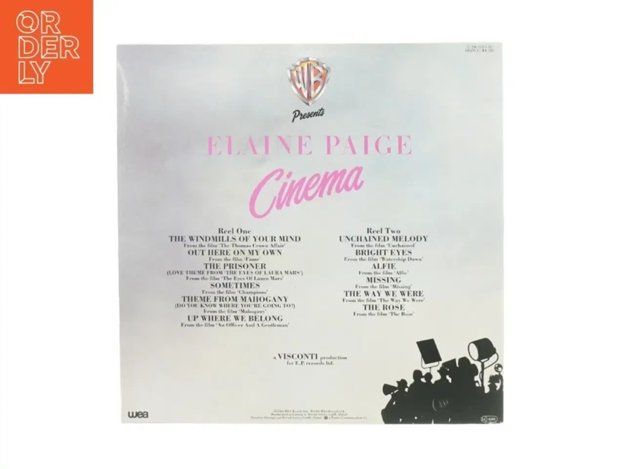 Billede 2 - Elaine Paige: cinema fra Wea (str. 30 cm)