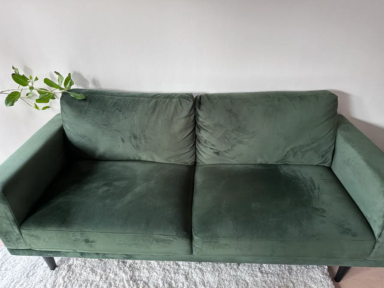 Billede 1 - Velour sofa