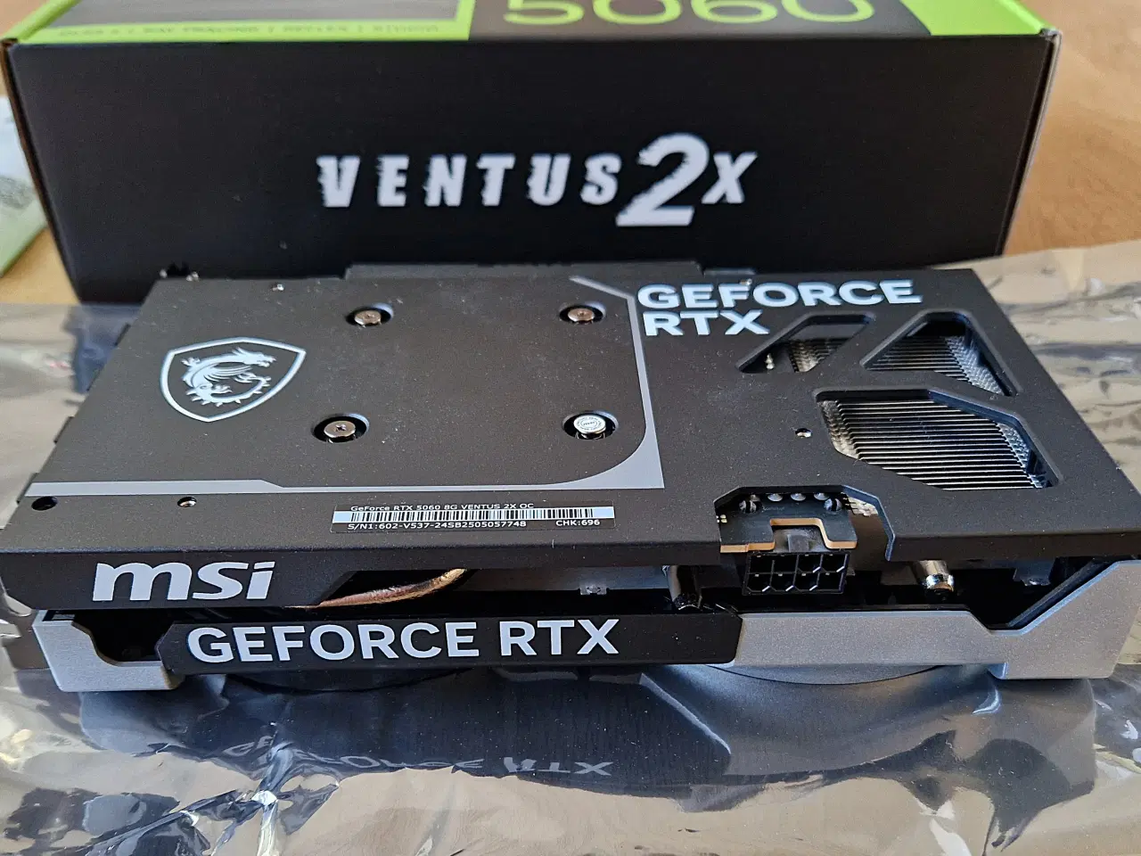 Billede 6 - Nyt MSI Nvidia GeForce RTX 5060 VENTUS 2X OC 8GB 