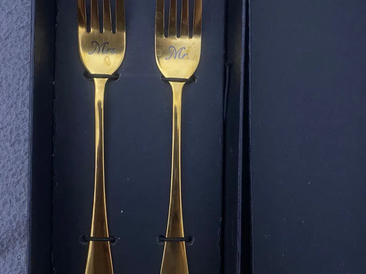 Billede 1 - Bryllup gaffelsæt ny