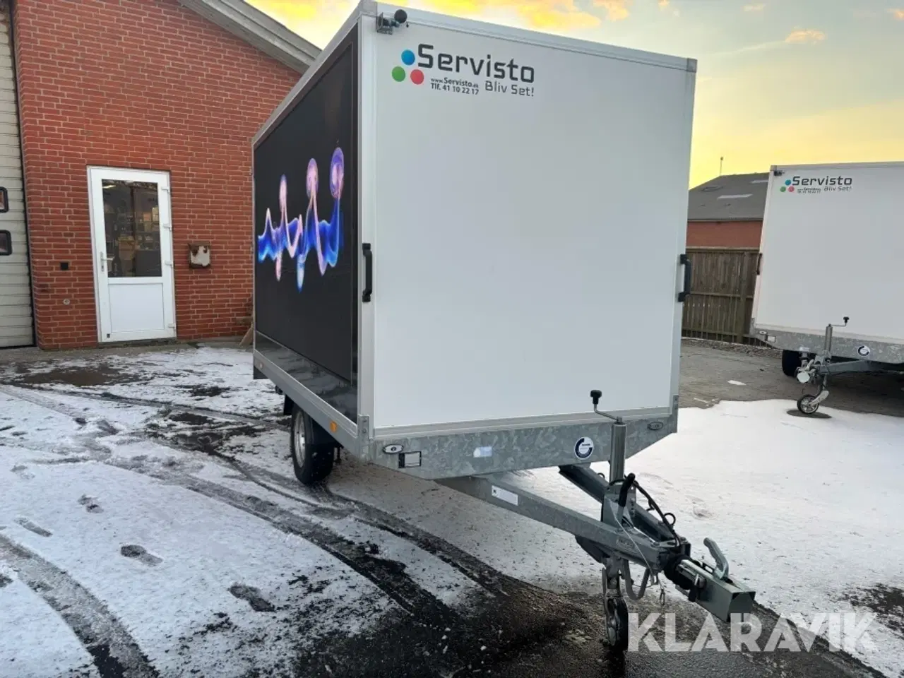 Billede 4 - Cargo trailer med LED-skærm Hapert Saphire H-1