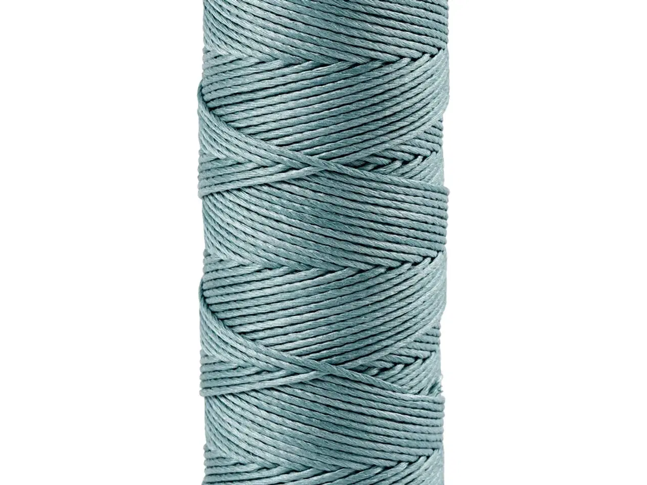 Billede 1 - Bambussnor, tykkelse 1 mm, mørk turkis, 65 m/ 1 rl.