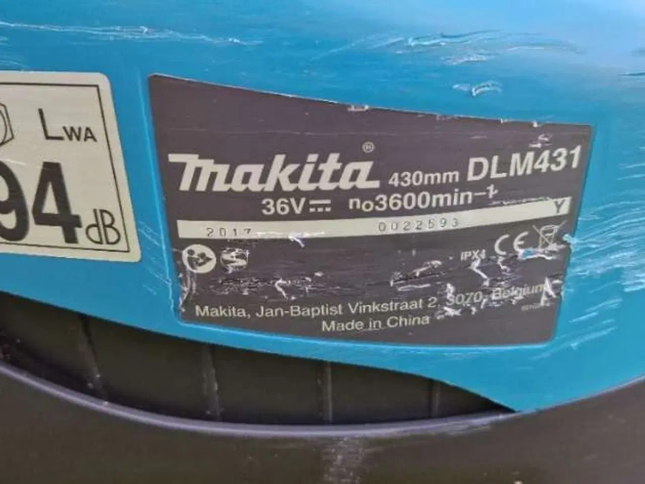 Billede 11 - Makita DLM 431 batteridrevet plæneklipper