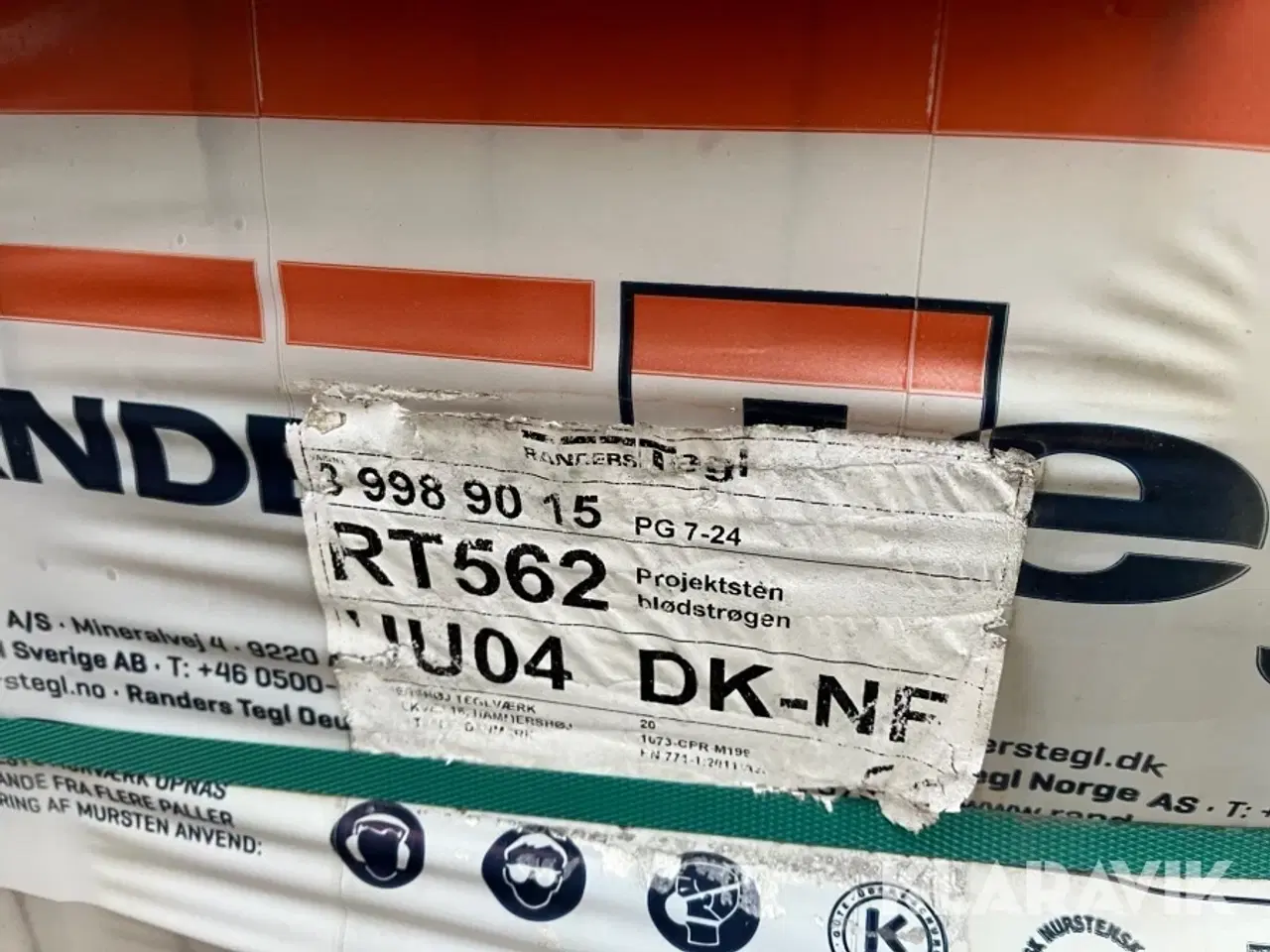 Billede 3 - Skalsten Randers Tegl RT562  Ca. 7360 sten