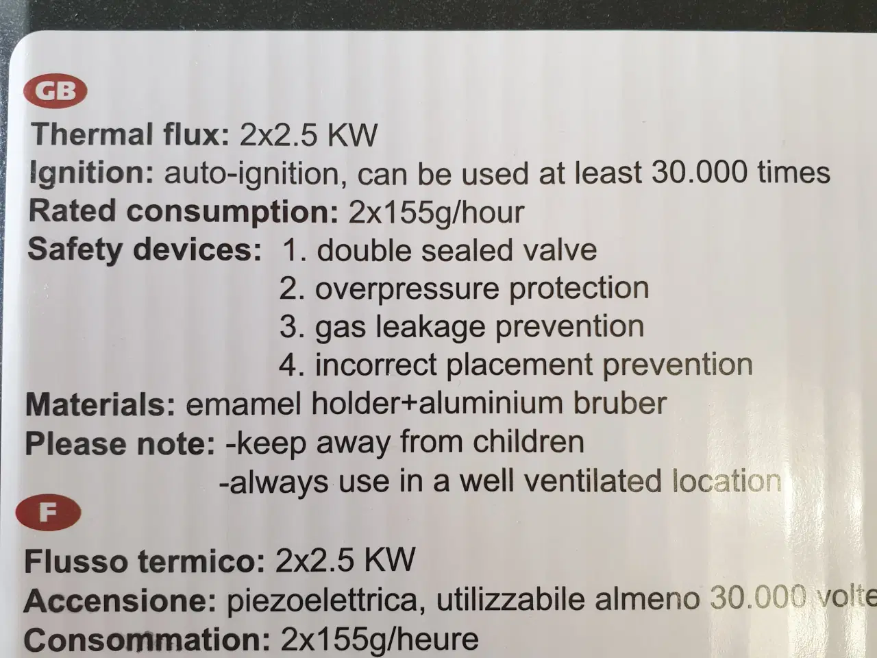 Billede 12 - NY! 5000W Bærbar Dobbelt Gaskomfur Gasblus