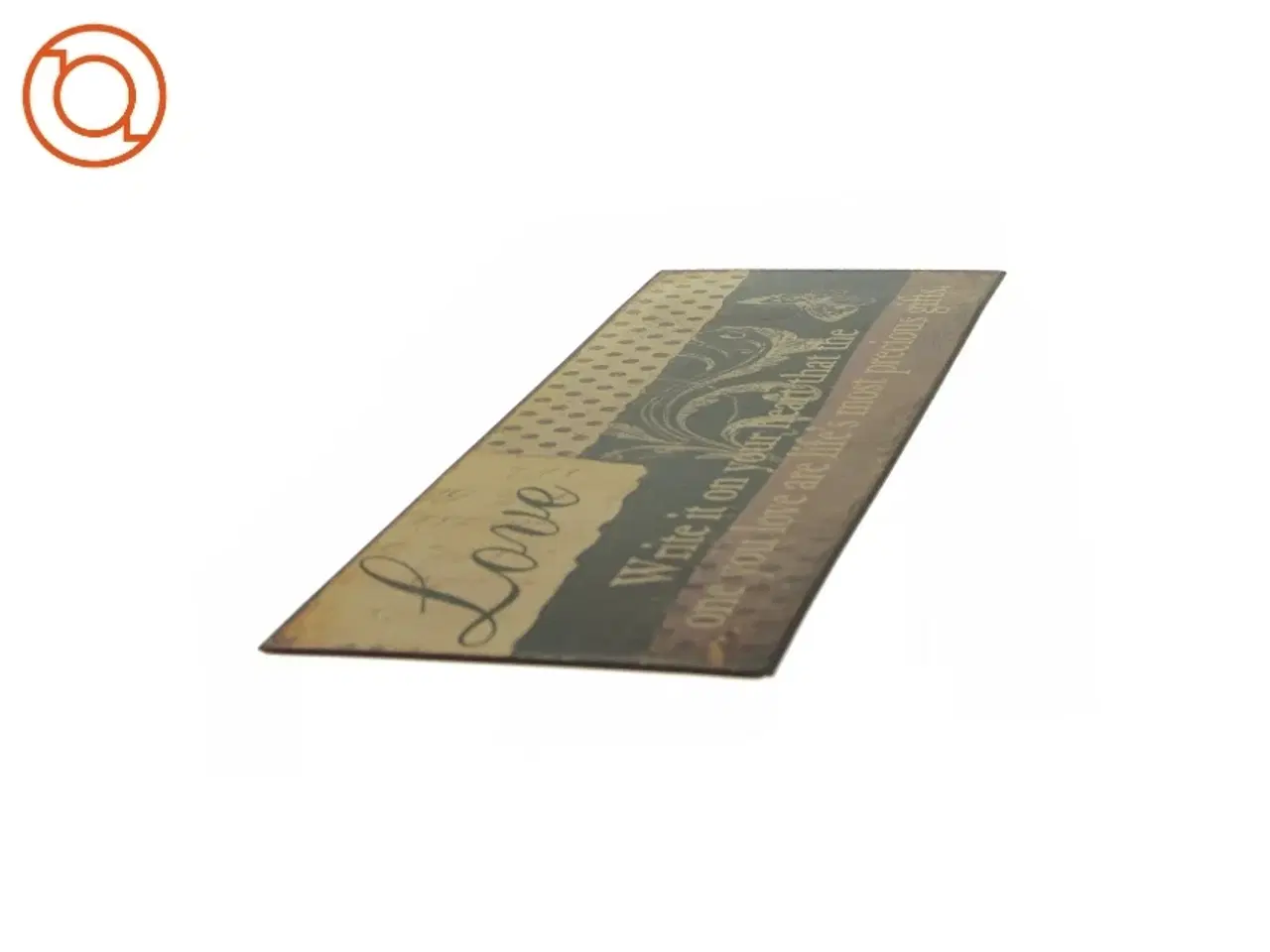 Billede 3 - Metal skilt (str. LB:51x15cm)