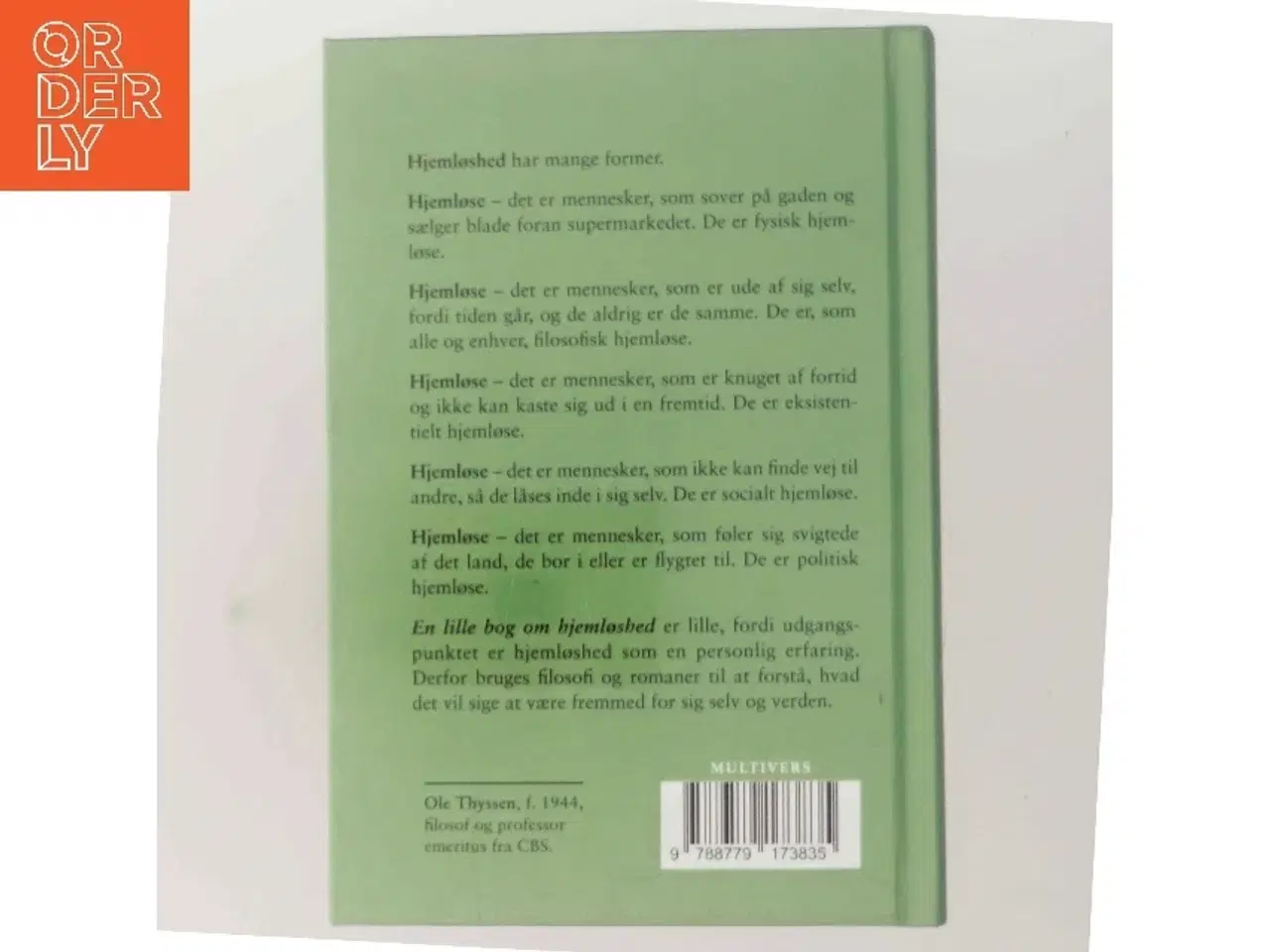 Billede 3 - En lille bog om hjemløshed af Ole Thyssen (Bog)