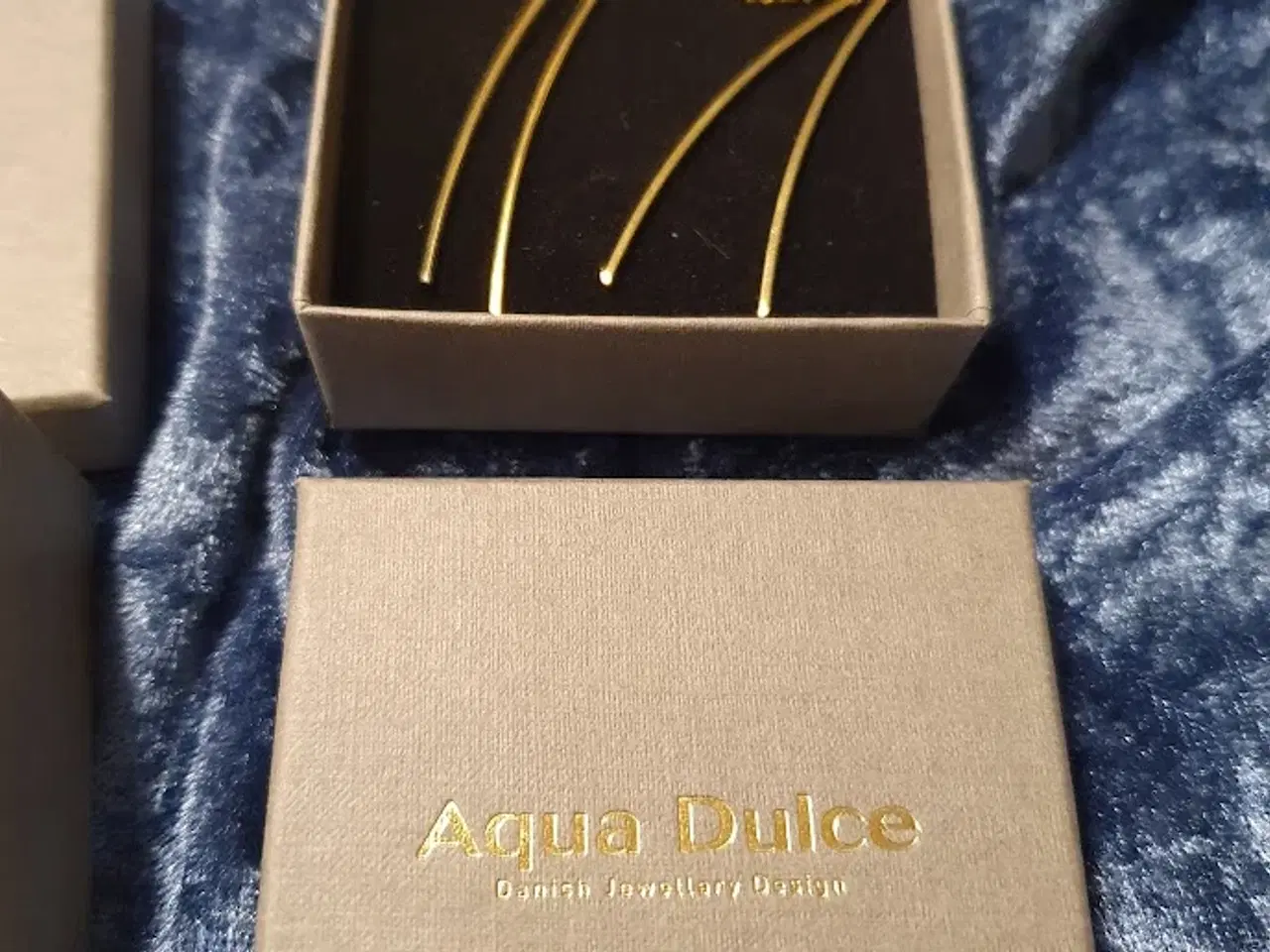 Billede 4 - Flotte øreringe - øretråde - Aqua Dulce