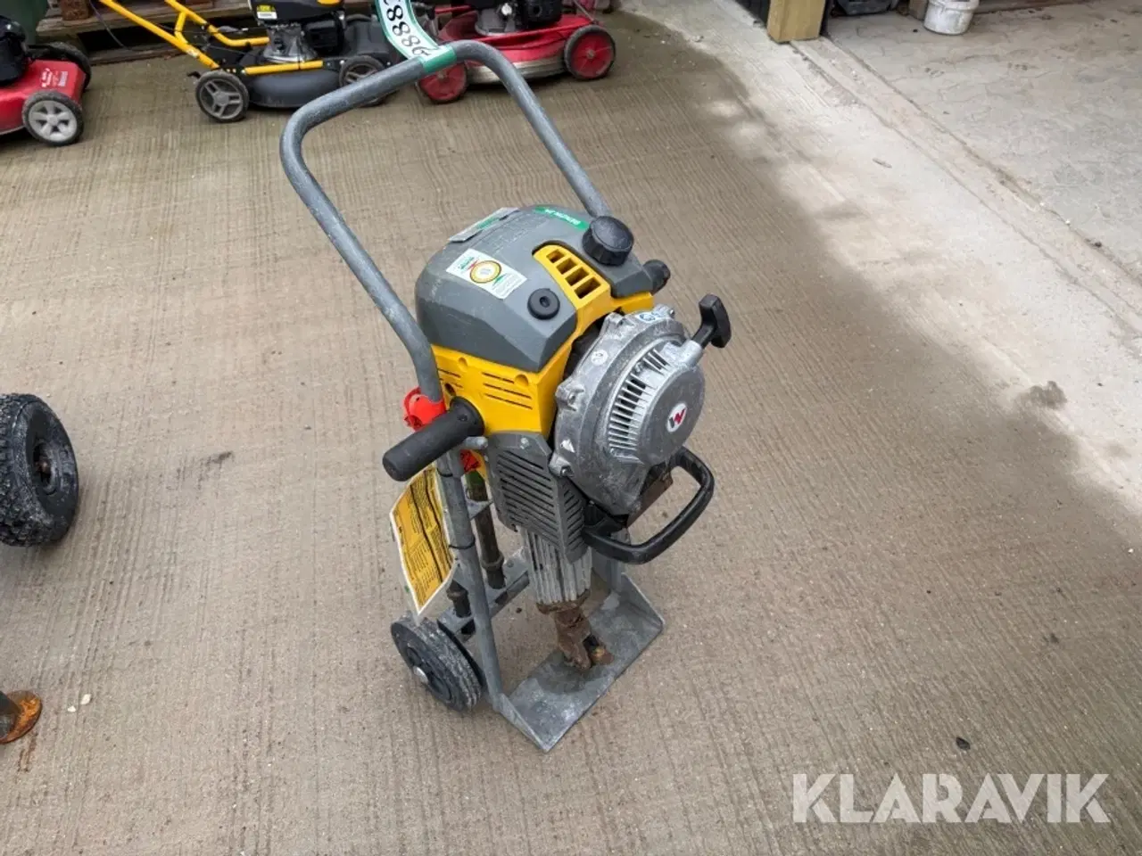 Billede 2 - Borehammer med vogn Wacker Neuson