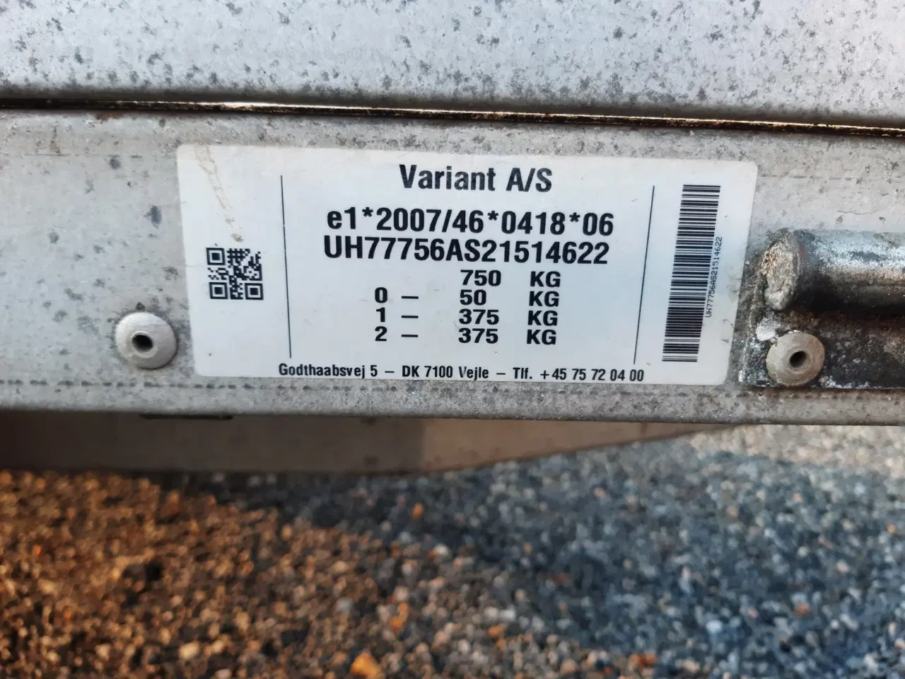 Billede 5 - Variant Trejler 750 kg.