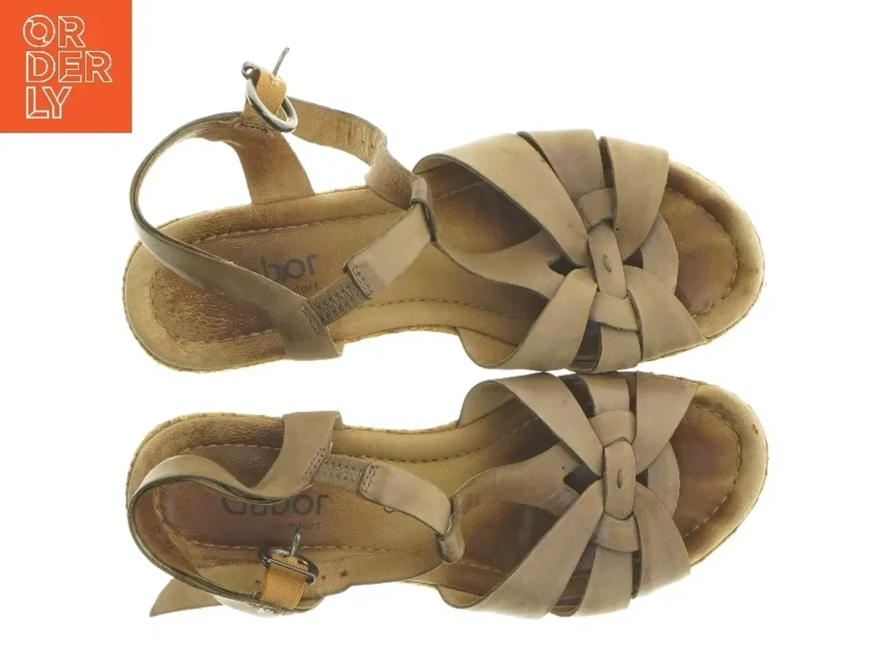 Billede 5 - Brune sandaler med kilehæl fra Gabor (str. 38 )