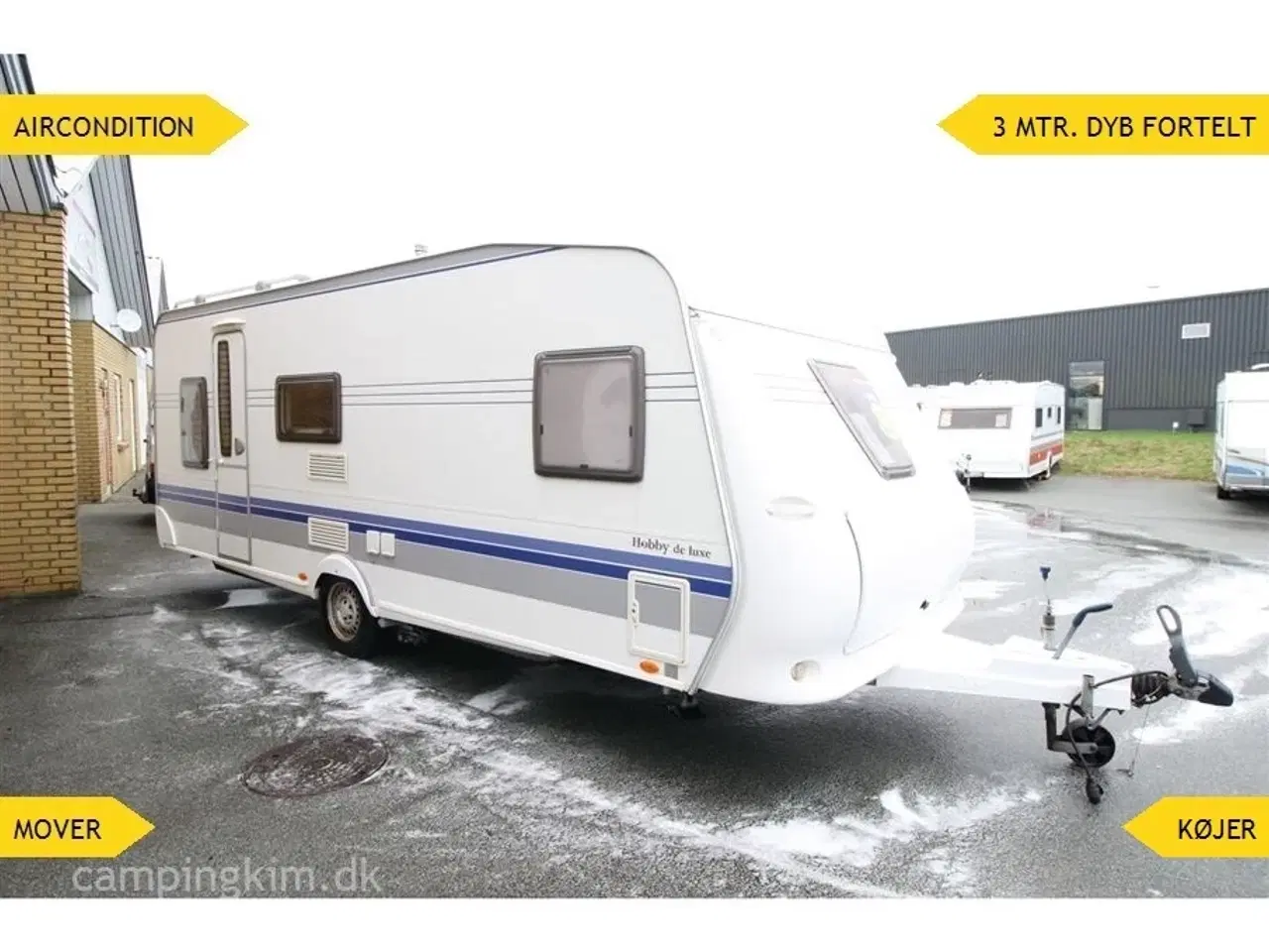 Billede 1 - 2007 - Hobby De Luxe 560 KMFe   AIRCON. MOVER, 3 M. FORTELT OG KØJER