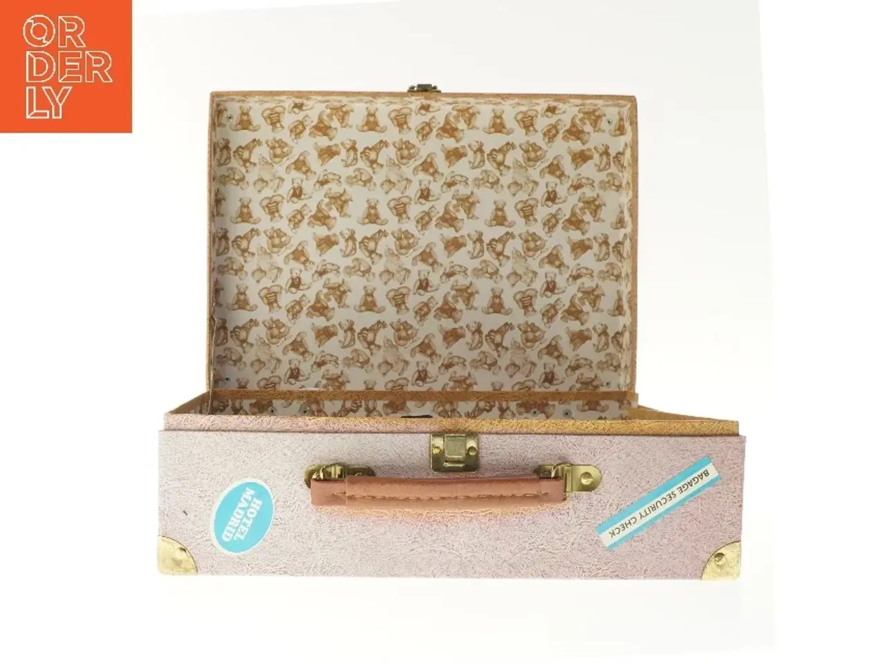 Billede 2 - Børnekuffert med bamsemotiv (str. 36x26 cm)