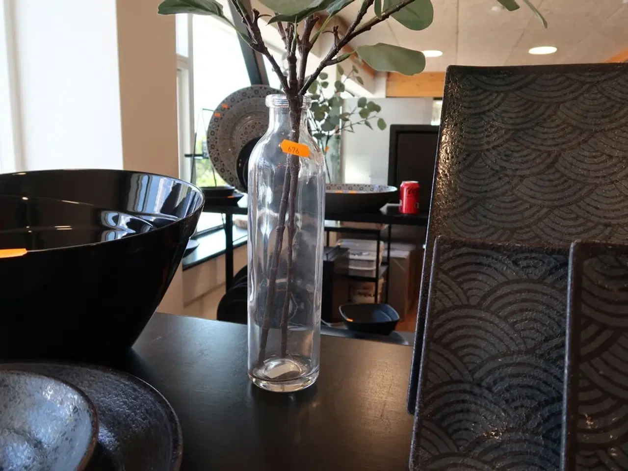 Billede 3 - Karaffel samt kunstige planter