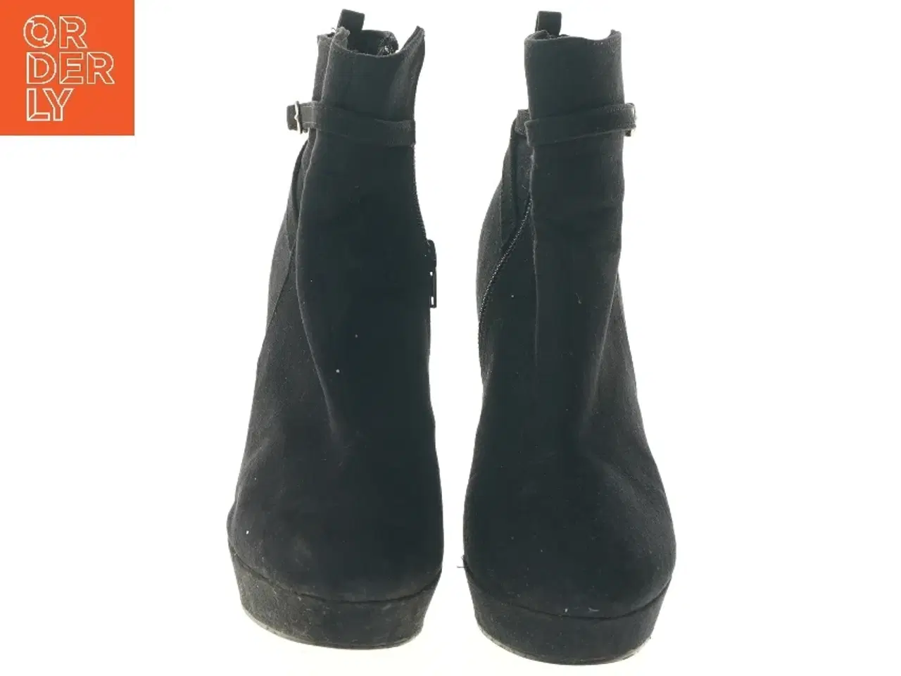 Billede 5 - Sorte ankelstøvler med stilet hæl fra H&M (str. 37 )