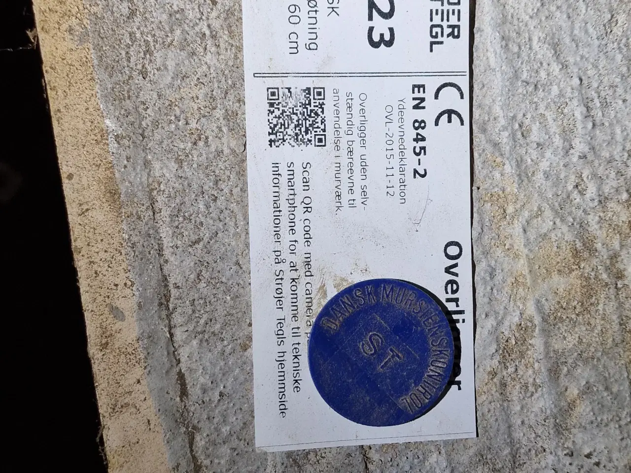 Billede 4 - Murstens overligger