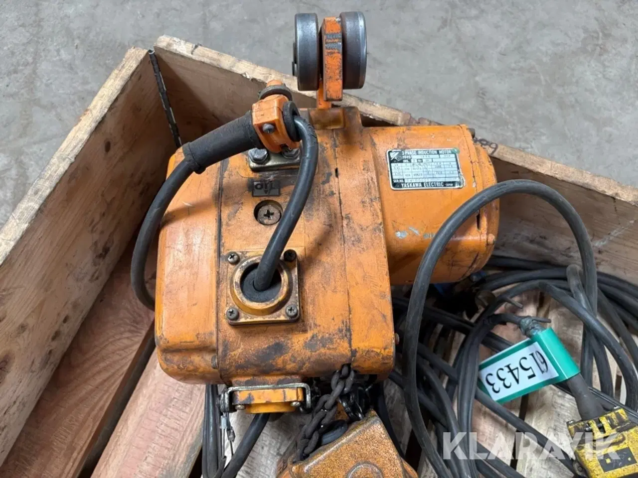 Billede 10 - Elektrisk talje Kito K2-8 500 kg - 3 meter