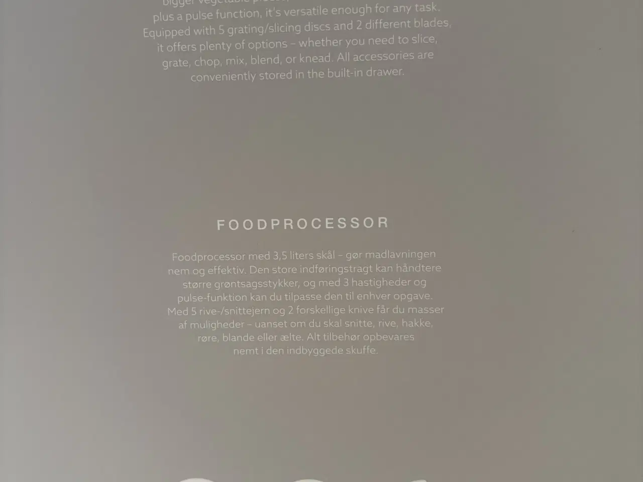 Billede 3 - Nordic Sense Foodprocessor 3,5 L