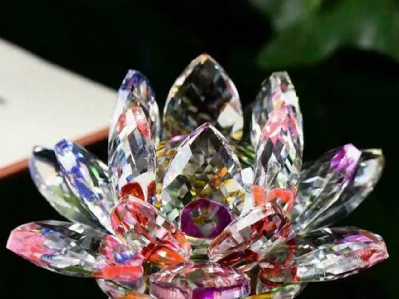 Billede 4 - Krystal Feng Shuei Lotus ornament. i 8 farver