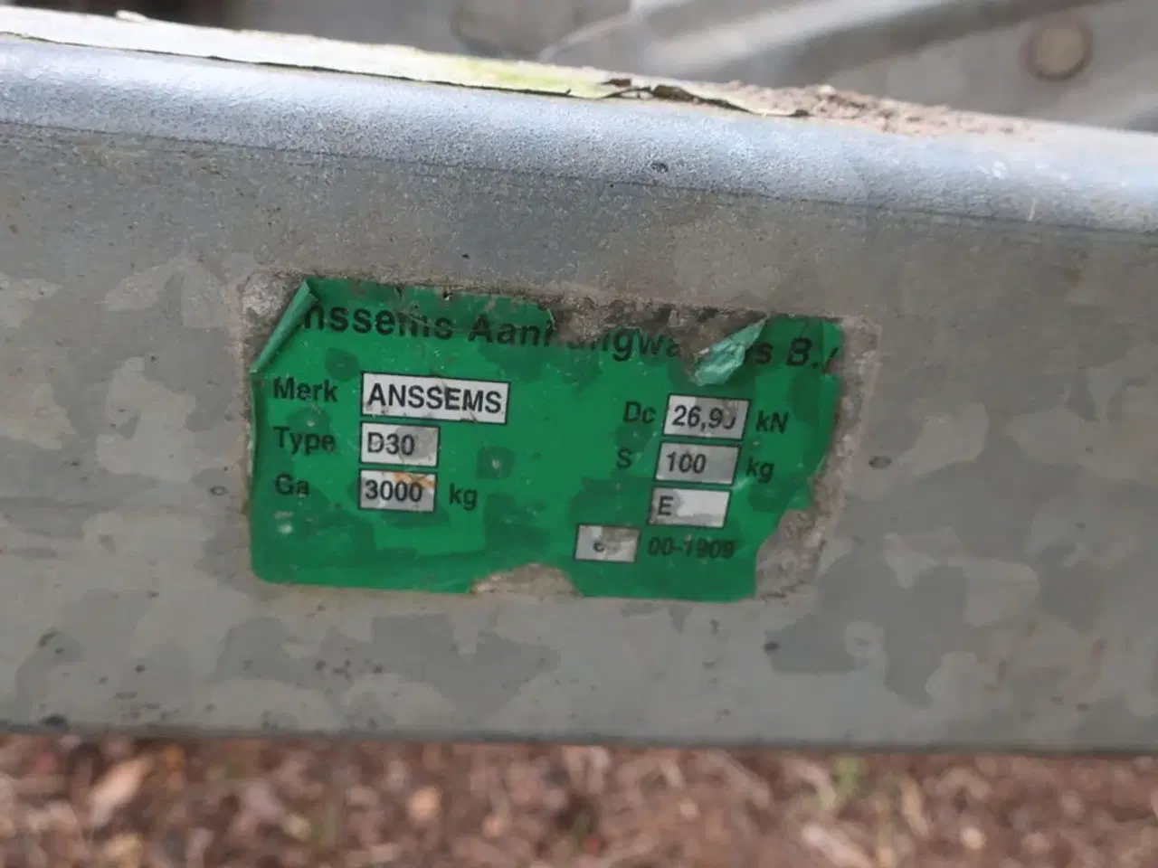 Billede 13 - Påhængsvogn ANSSEMS Msx 3000 - 405